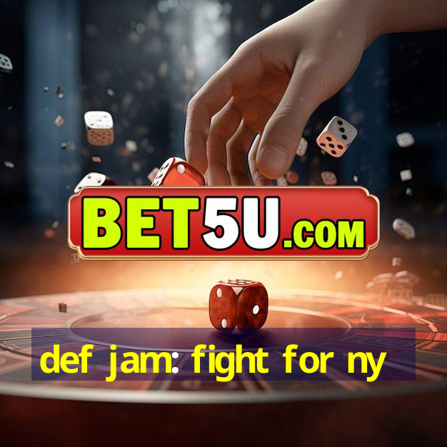 def jam: fight for ny